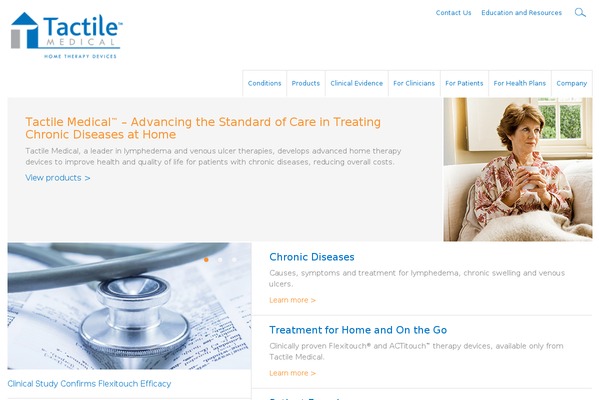 tactile theme websites examples