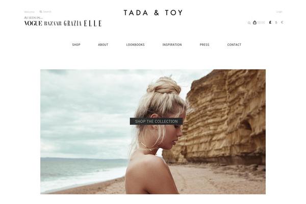 Tada WordPress theme, websites list used Tada theme Tada theme websites examples