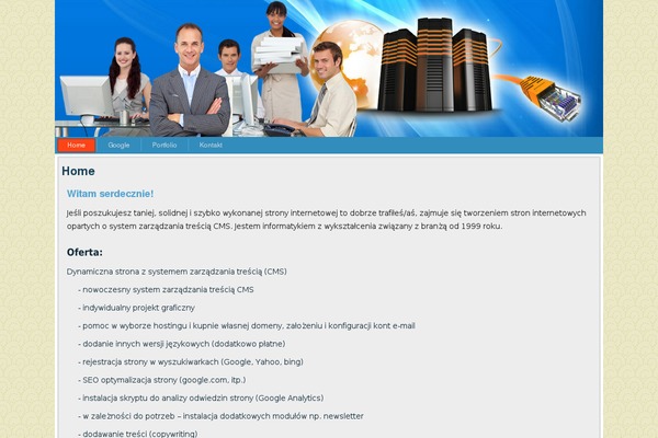 WordPress website example screenshot