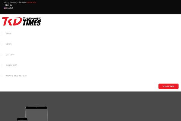 taekwondotimes.com site used Taekwondotimes