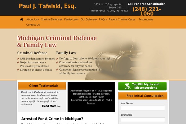 tafelskilaw.com site used Tafelski