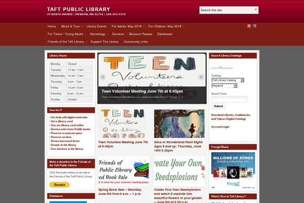 WordPress website example screenshot