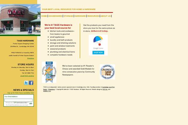 tagshardware.com site used Tagshardware
