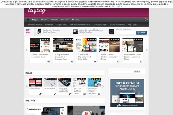 WordPress website example screenshot
