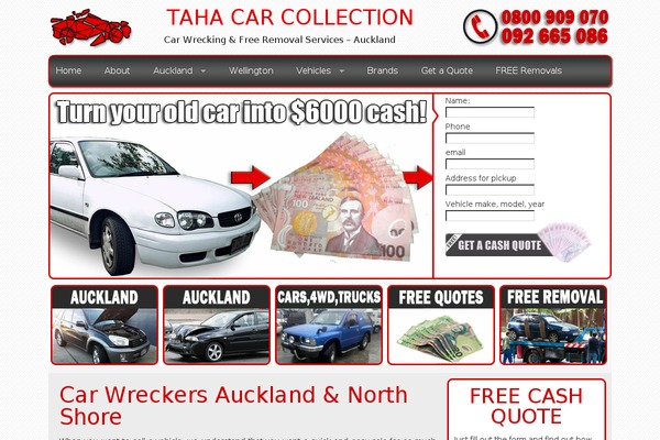 tahacarcollection.co.nz site used Carcollection
