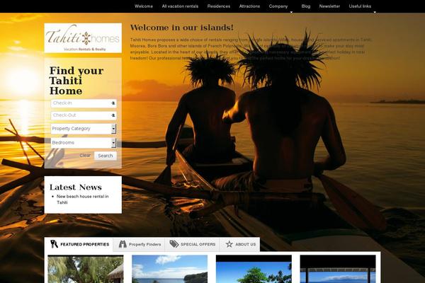 Realhomes Child theme site design template sample