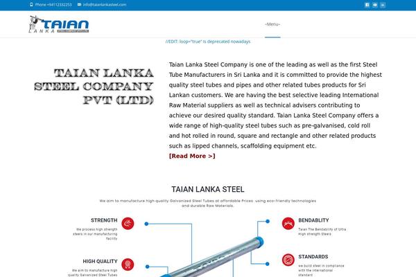 taianlankasteel.com site used i-excel