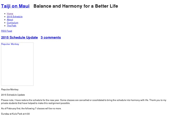 WordPress website example screenshot