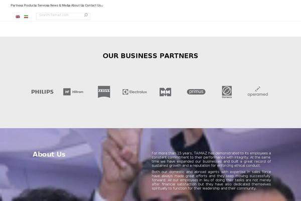 WordPress website example screenshot