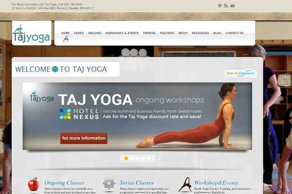 WordPress website example screenshot