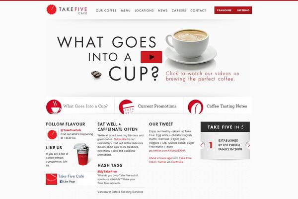 takefivecafe.ca site used Take5