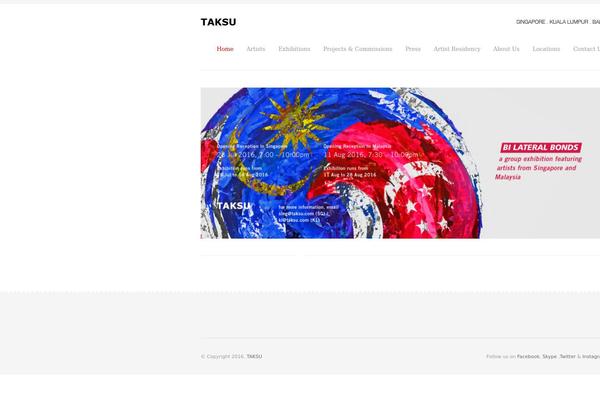 taksu.com site used Arte