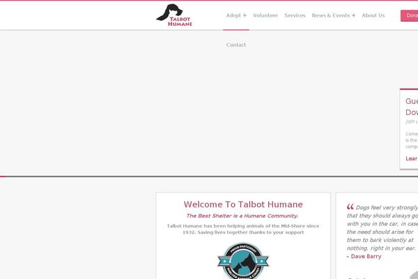talbothumane.org site used Talbothumane