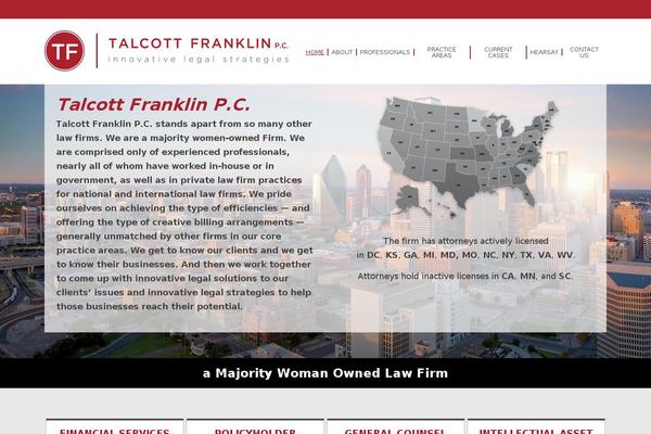 talcottfranklin.com site used Divi