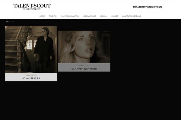 talent-scout.eu site used Talentscout