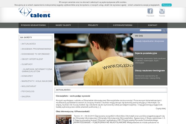 talent.edu.pl site used Talent