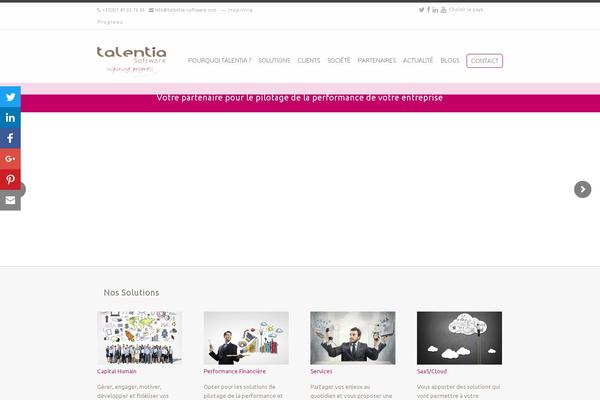 Invicta theme site design template sample
