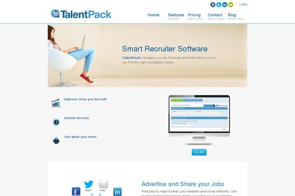 talentpack.com site used Patti-child-2021