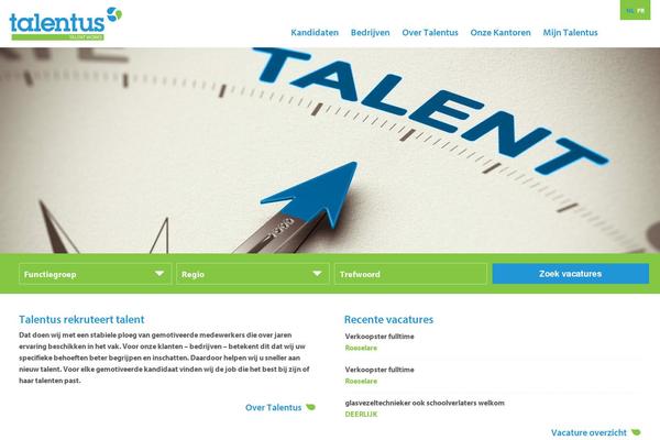 talentus.be site used Child-talentus