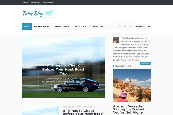 SuperBlog theme site design template sample