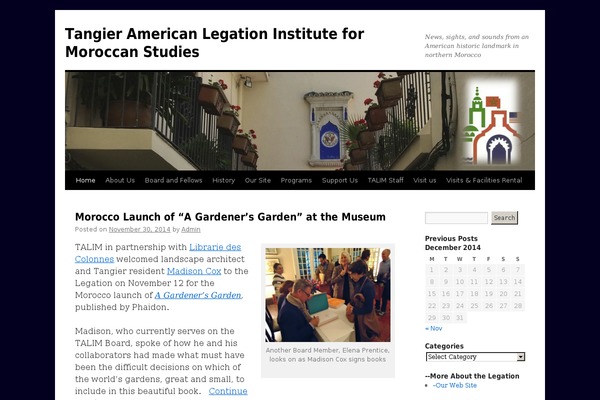 WordPress website example screenshot
