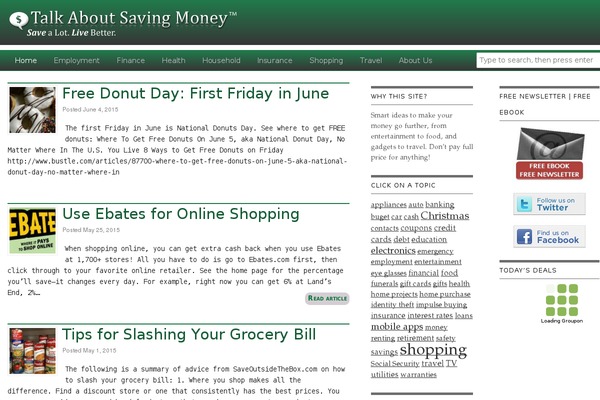 WordPress website example screenshot