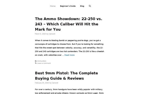 GeneratePress theme site design template sample