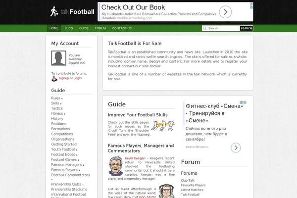 talkfootball.co.uk site used Talkfootball