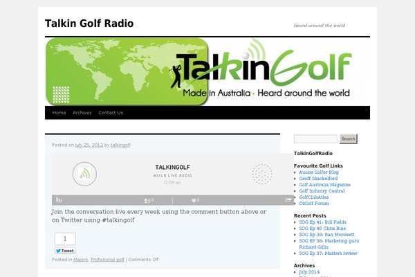 talkingolf.com site used Bolden-secondline