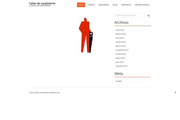 Fruitful theme site design template sample