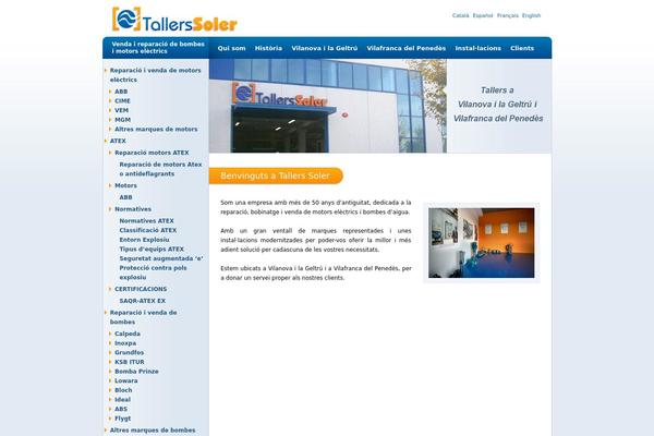 tallerssoler.es site used Tallerssoler