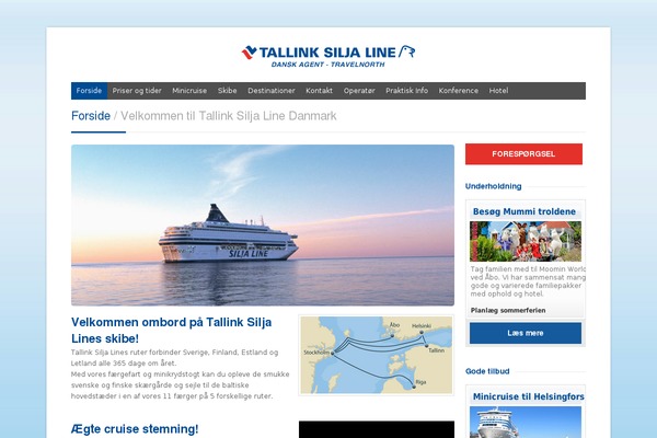 Site using Tallink-booking plugin