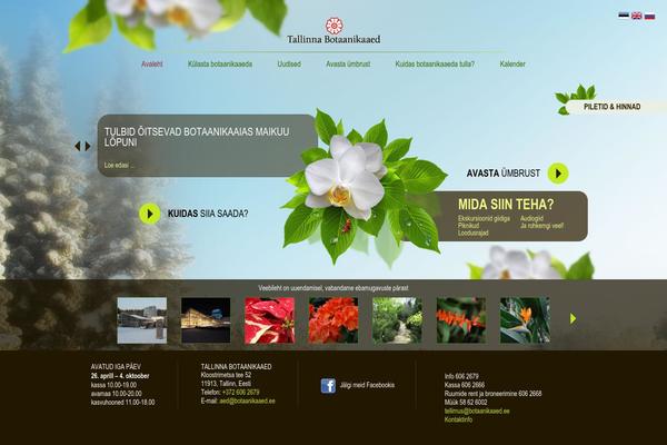 tallinnbotanicgarden.org site used Egbp0mu225cd8nvu4ikobu36606
