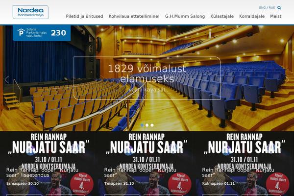 tallinnconcerthall.com site used Nordea