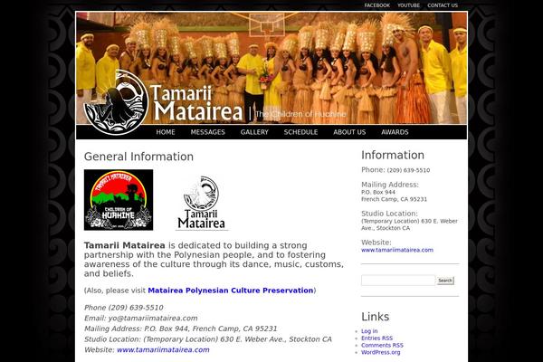 tamariimatairea.com site used Tamarii