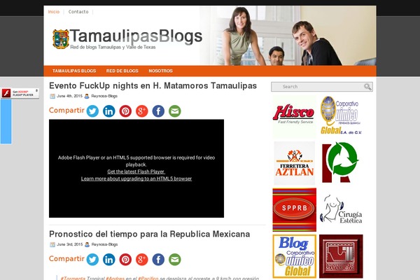tamaulipasblogs.com site used Ribbon