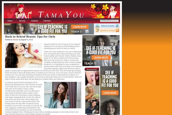 tamayou.com site used Redbeauty