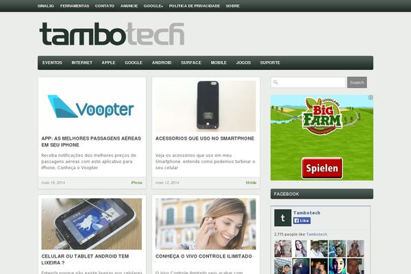 tambotech.com.br site used Newsmag Child
