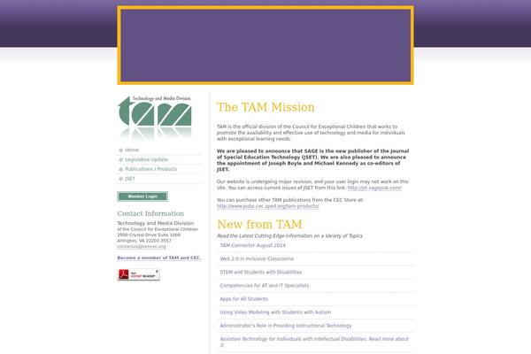 tamcec.org site used Iset