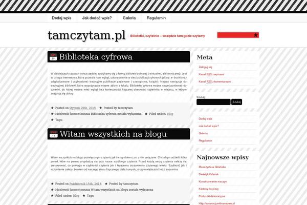 Red-nylon theme site design template sample