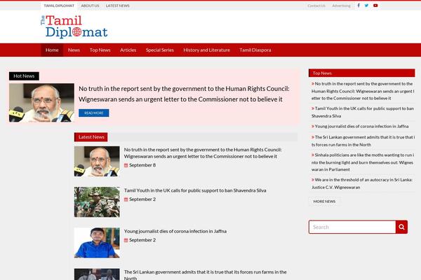 tamildiplomat.com site used Umk-theme