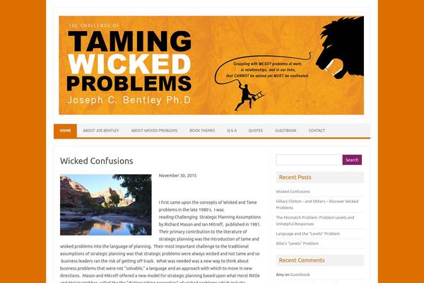 Iconic One theme site design template sample