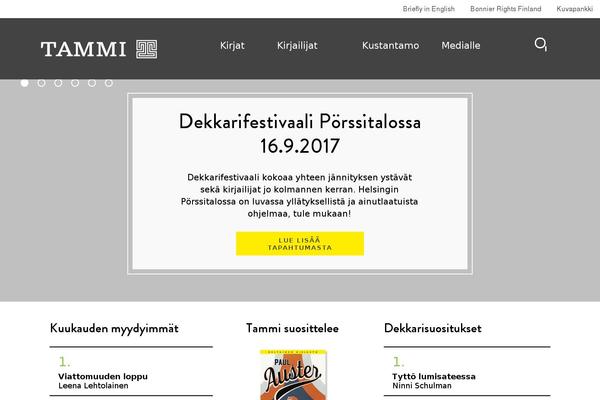 tammi.fi site used Bonniersites