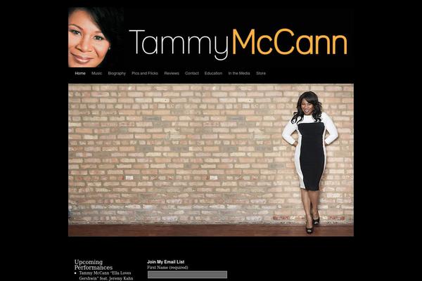 tammymccann.com site used Creativ-musician