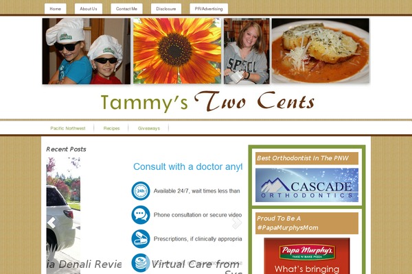 tammystwocents.com site used Modern-ecommerce