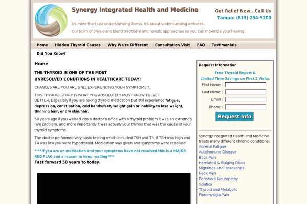 tampathyroid.com site used Sihm-resp-thyroid