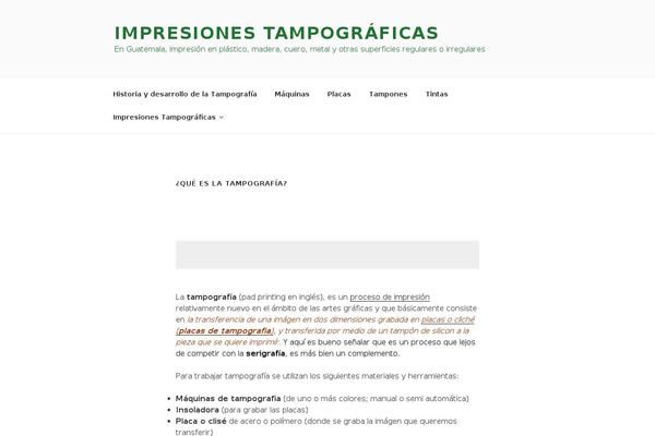 WordPress website example screenshot