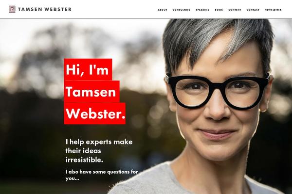 tamsenwebster.com site used Tamsen2018
