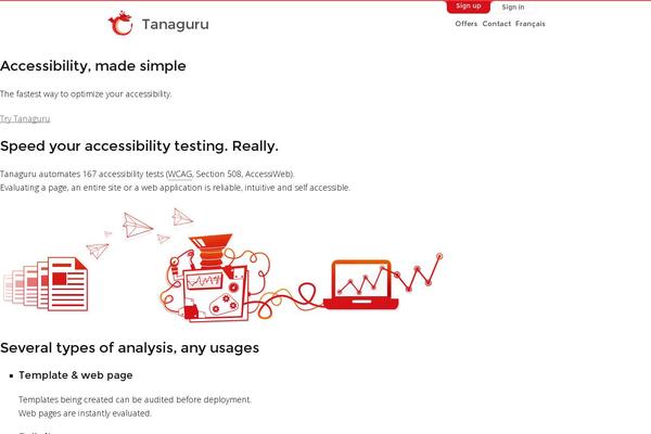 tanaguru.com site used Tanaguru