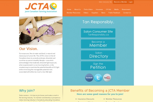 tancanada.org site used Jcta-salon